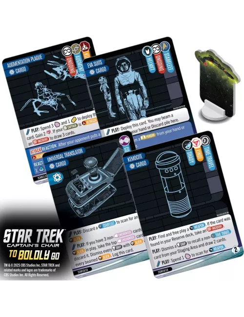 Star Trek Captain's Chair : To Boldly Go - Version Anglaise - Jeu de société - WizKids - Ludum.fr