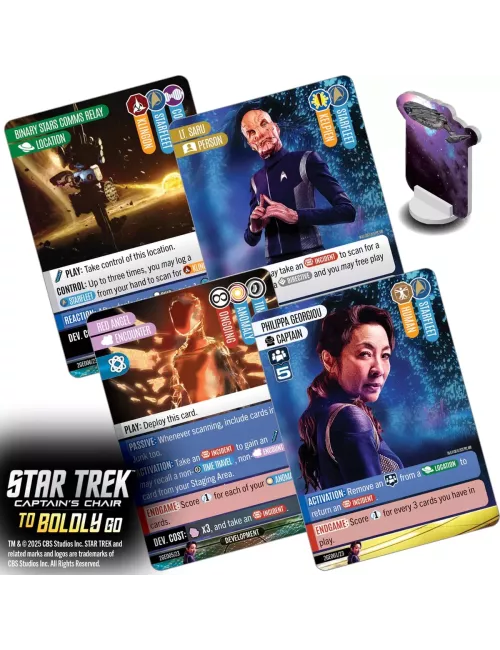 Star Trek Captain's Chair : To Boldly Go - Version Anglaise - Jeu de société - WizKids - Ludum.fr