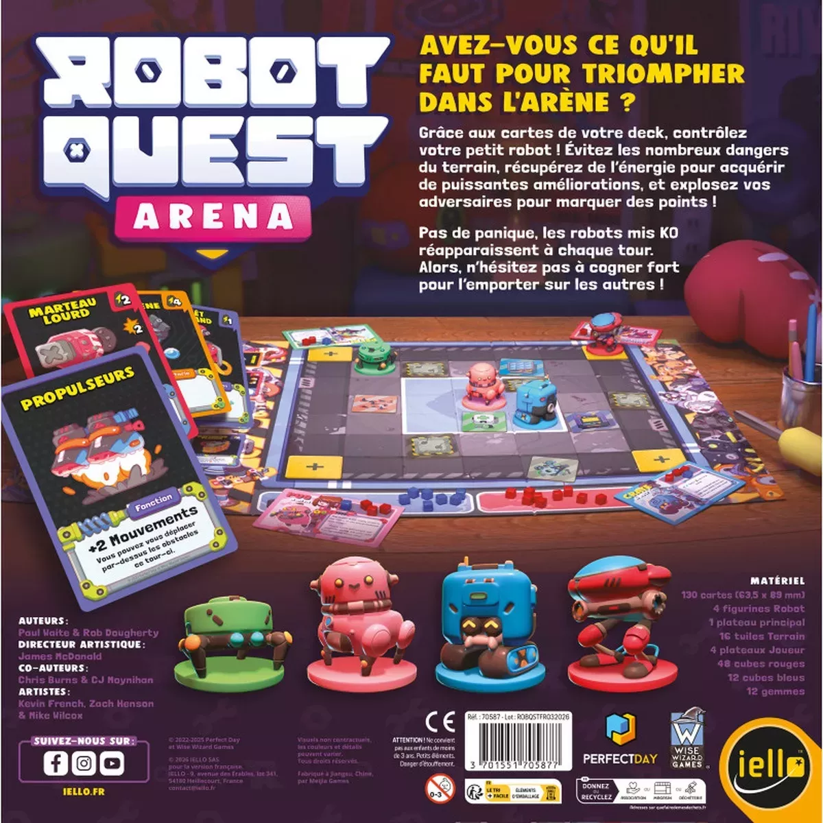 Robot Quest Arena - Jeu de société - Iello - Ludum.fr