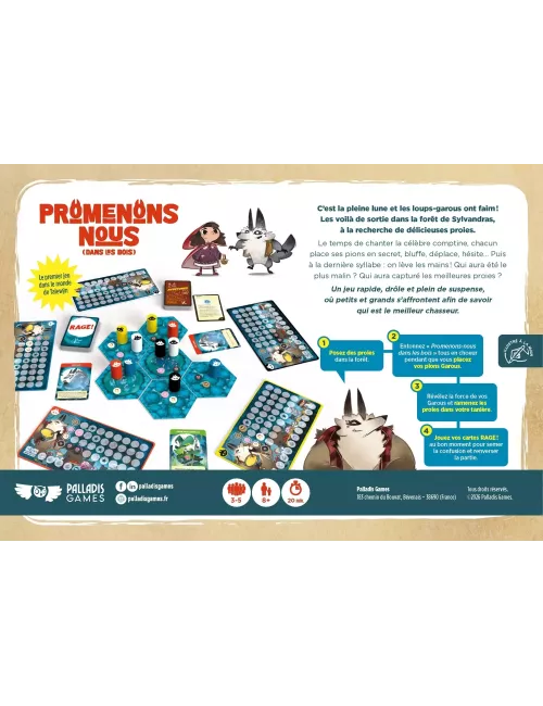 Promenons-nous - Jeu de société - Ludum.fr