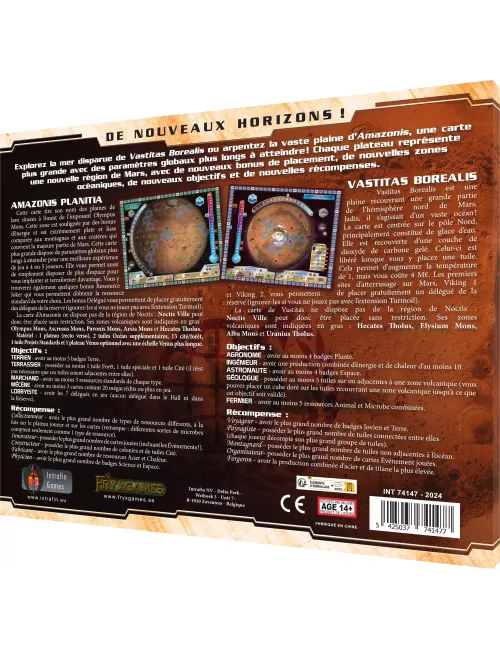 Amazonis & Vastitas Mappack - Extension Terraforming Mars - Ludum