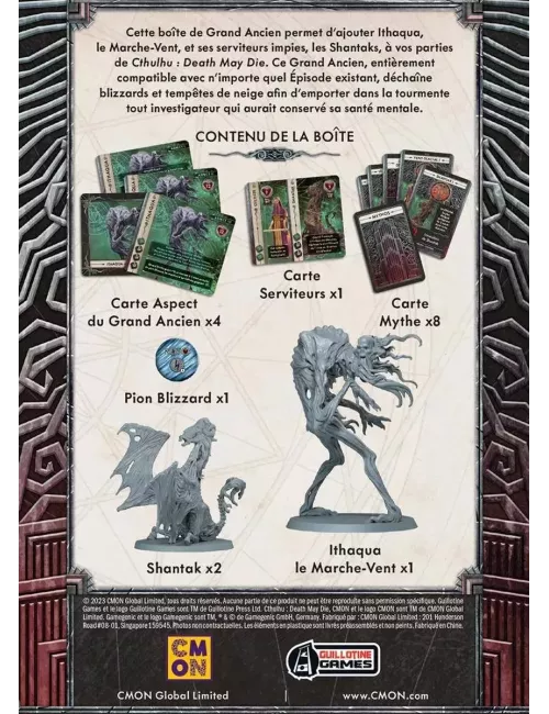 Cthulhu Death May Die : Ithaqua - Extension
