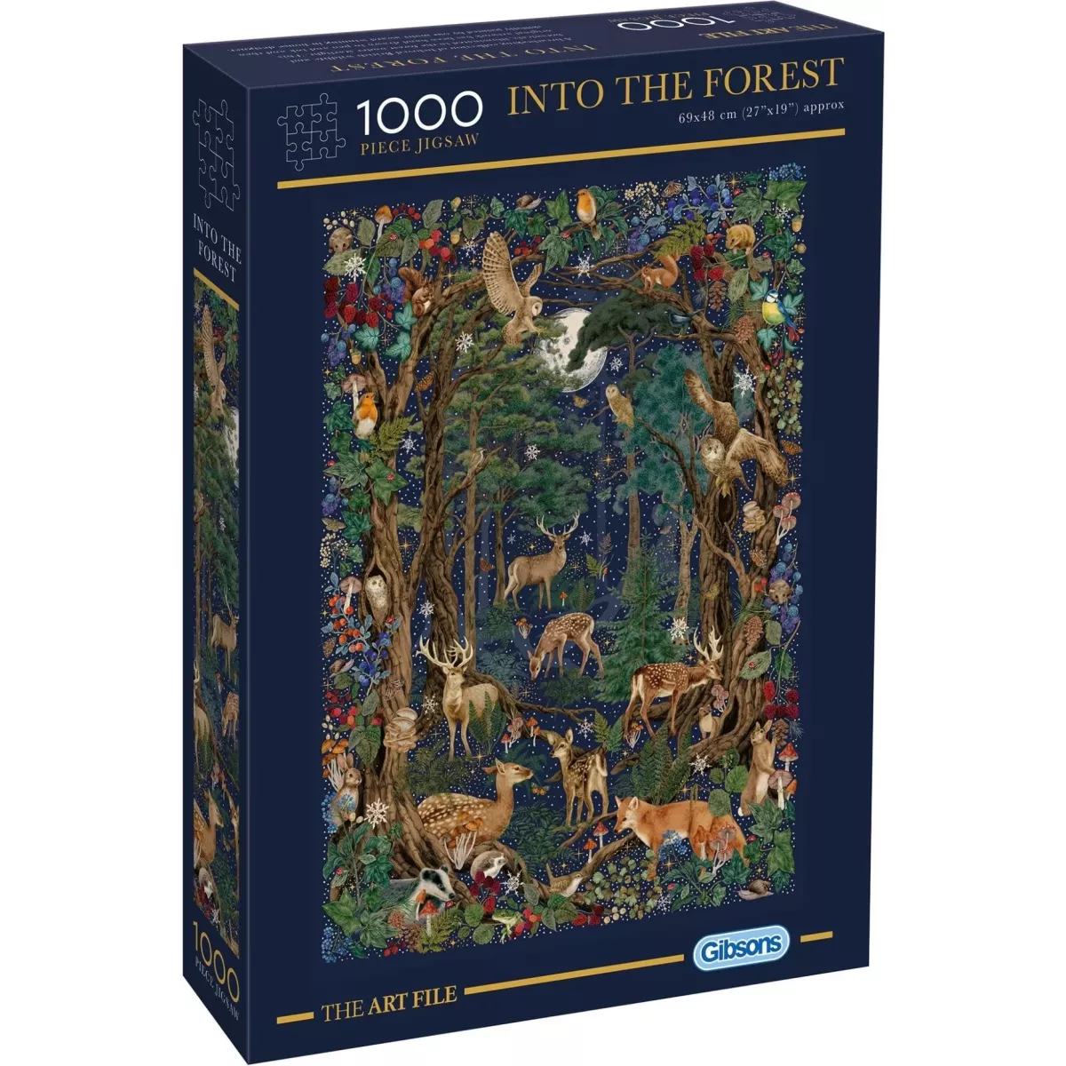 Puzzle Gibsons The Art File : Into the Forest - 1000 pièces boîte