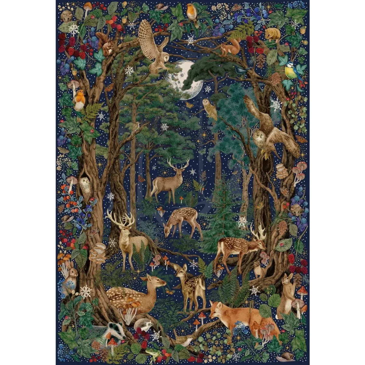 Puzzle Gibsons The Art File : Into the Forest - 1000 pièces illustration