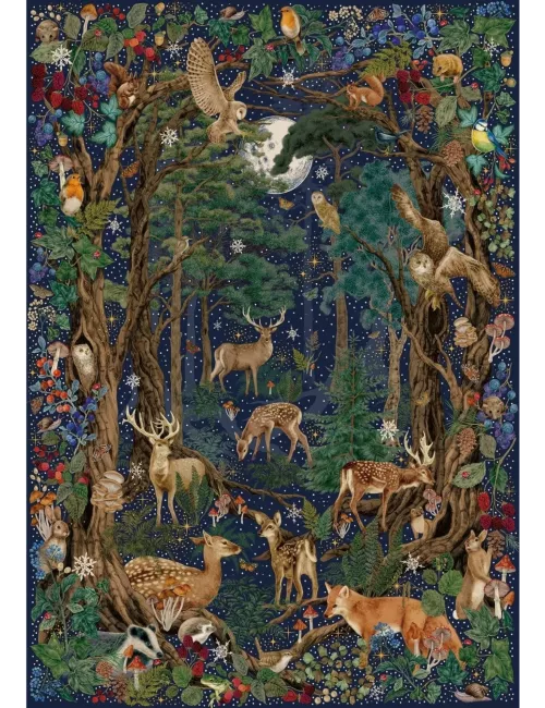 Puzzle Gibsons The Art File : Into the Forest - 1000 pièces illustration