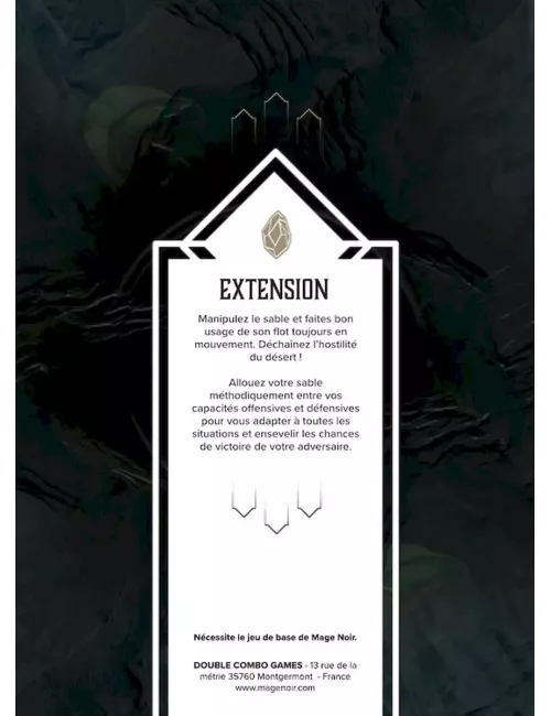 Mage Noir : Sable - Extension Minérale dos boîte