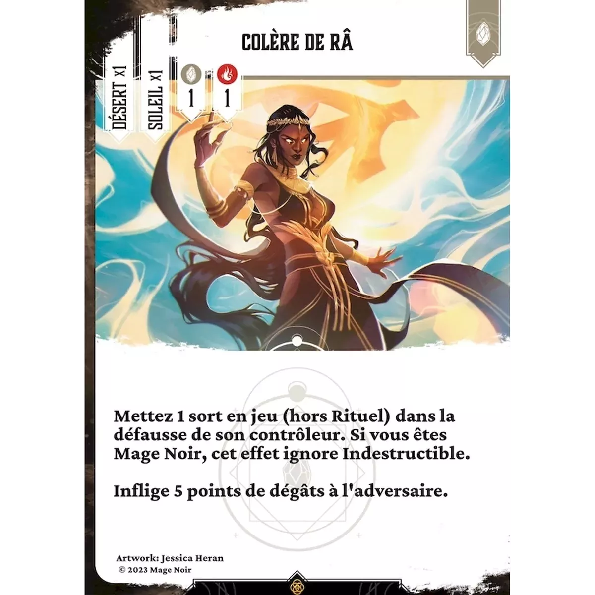 Mage Noir : Sable - Extension Minérale carte 1