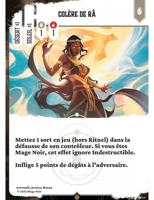Mage Noir : Sable - Extension Minérale carte 1