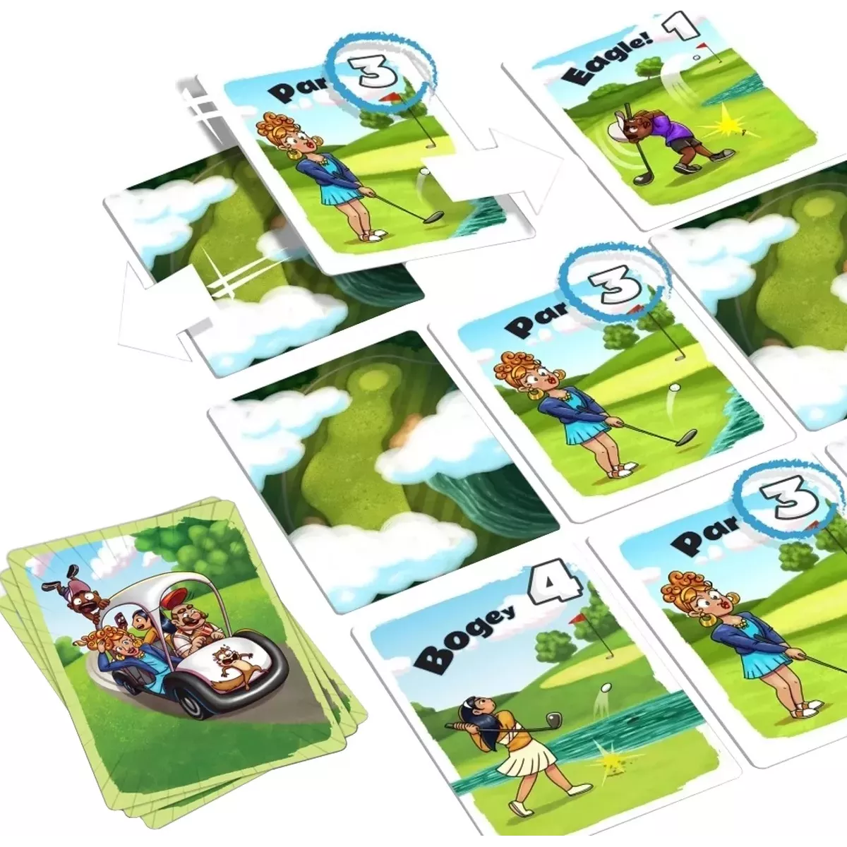 Golfie cartes