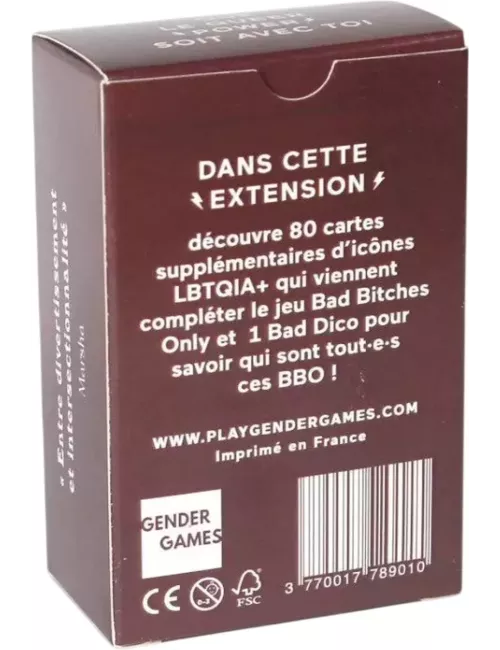 Bad Bitches Only : Queer Icons - Extension dos de boîte