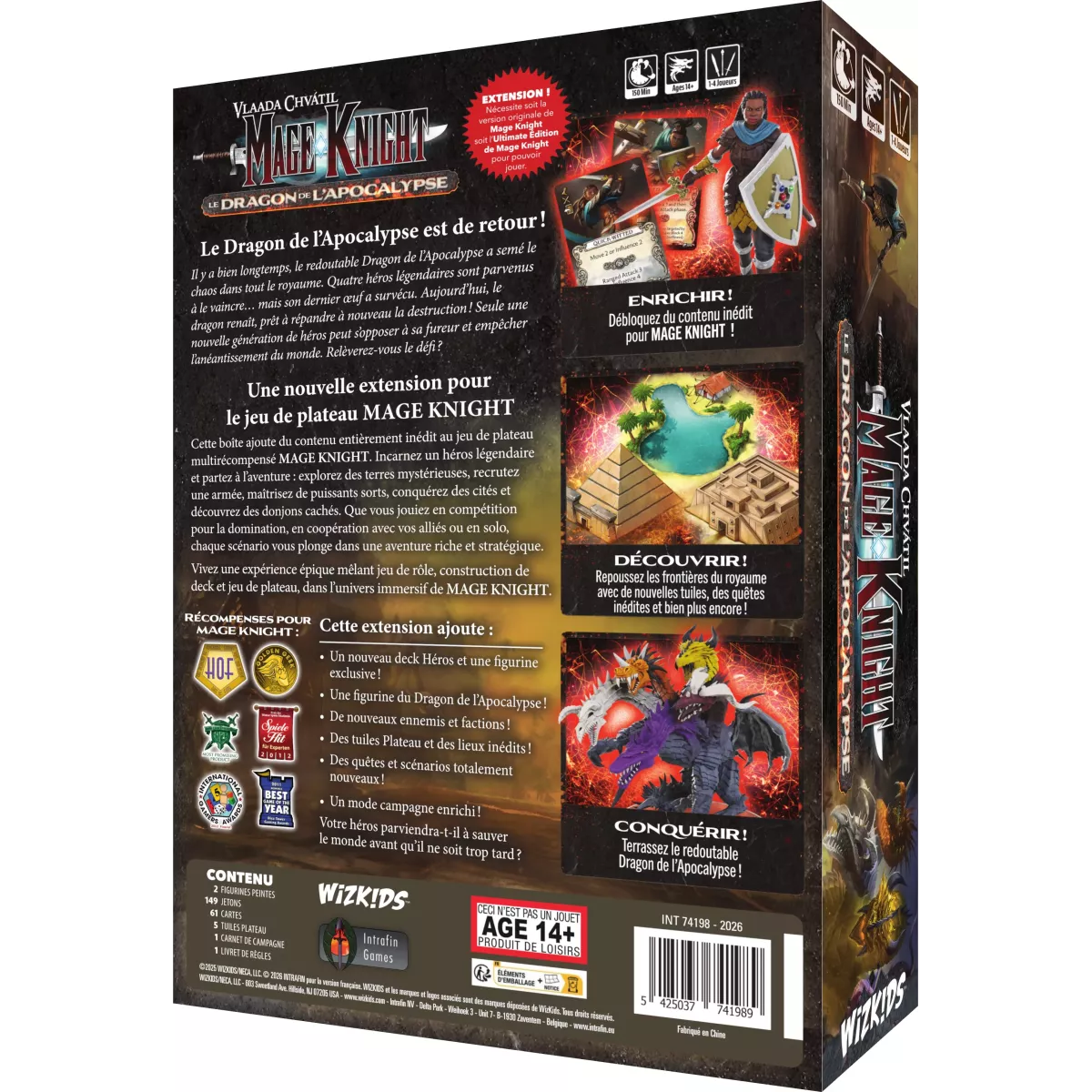 Mage Knight : Le Dragon de l'Apocalypse - Extension