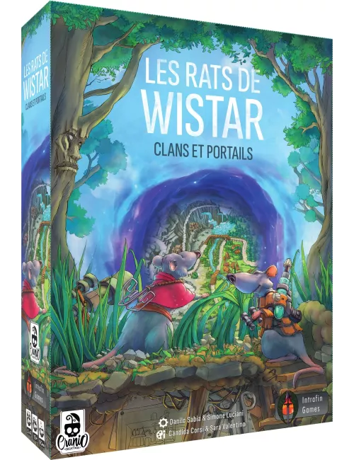 Les Rats de Wistar : Clans et Portails - Extension boite