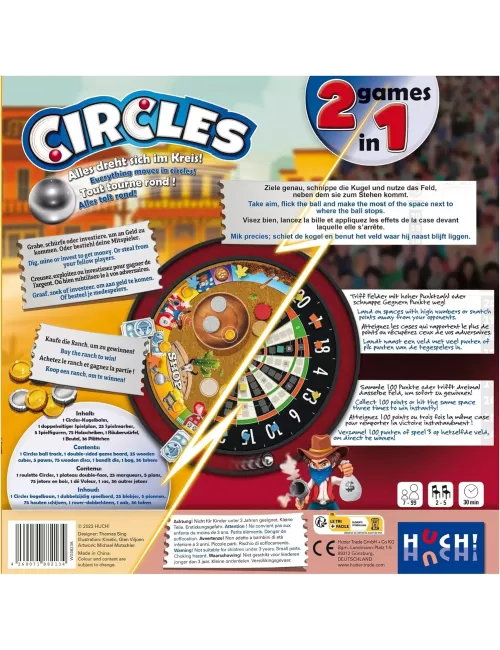 Circles dos de boite