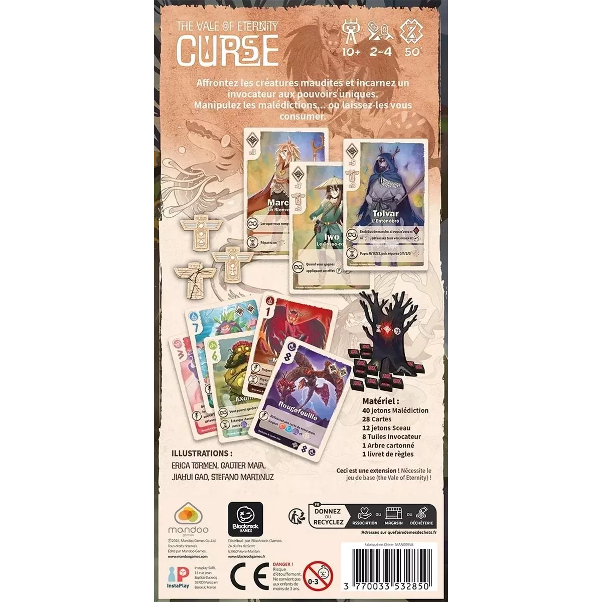 The Vale of Eternity : Curse - Extension dos de boite