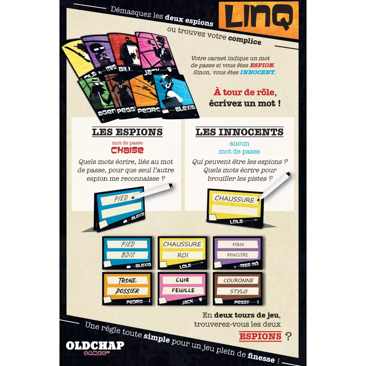 Linq dos boîte