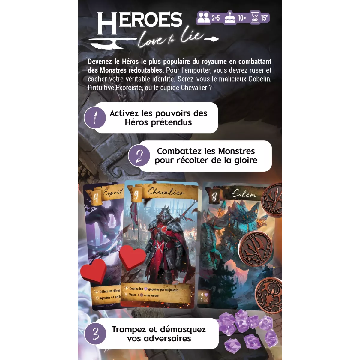 Heroes Love to Lie dos boîte