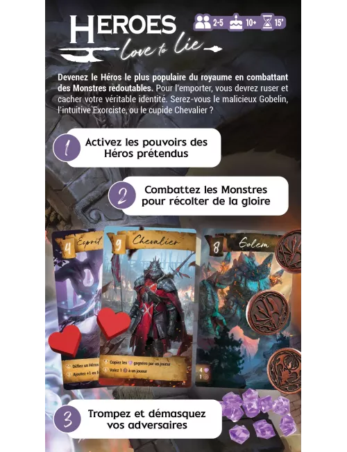 Heroes Love to Lie dos boîte