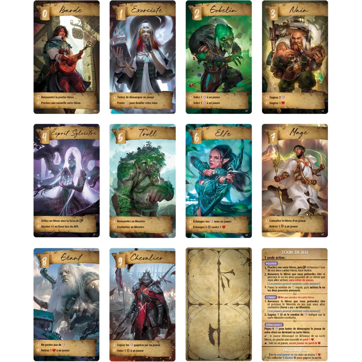 Heroes Love to Lie cartes 2