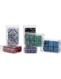 Lot de 6 x 6 Dés Colorés (16mm)