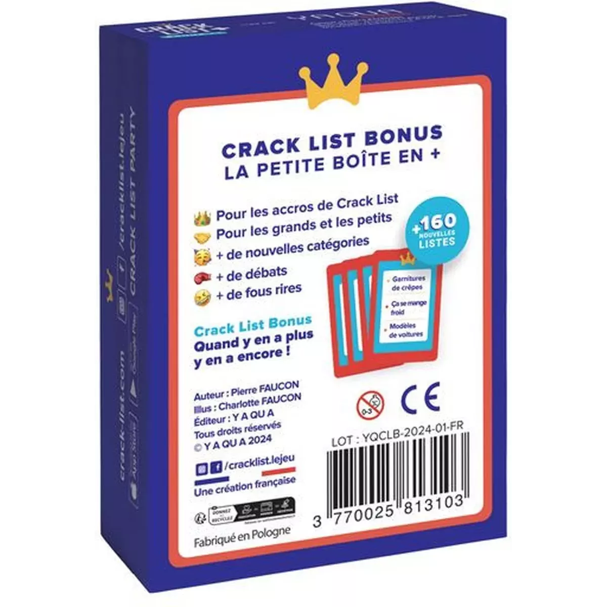 Jeux de Société Lot Stay Cool + Crack List + Décapsuleur Blumie