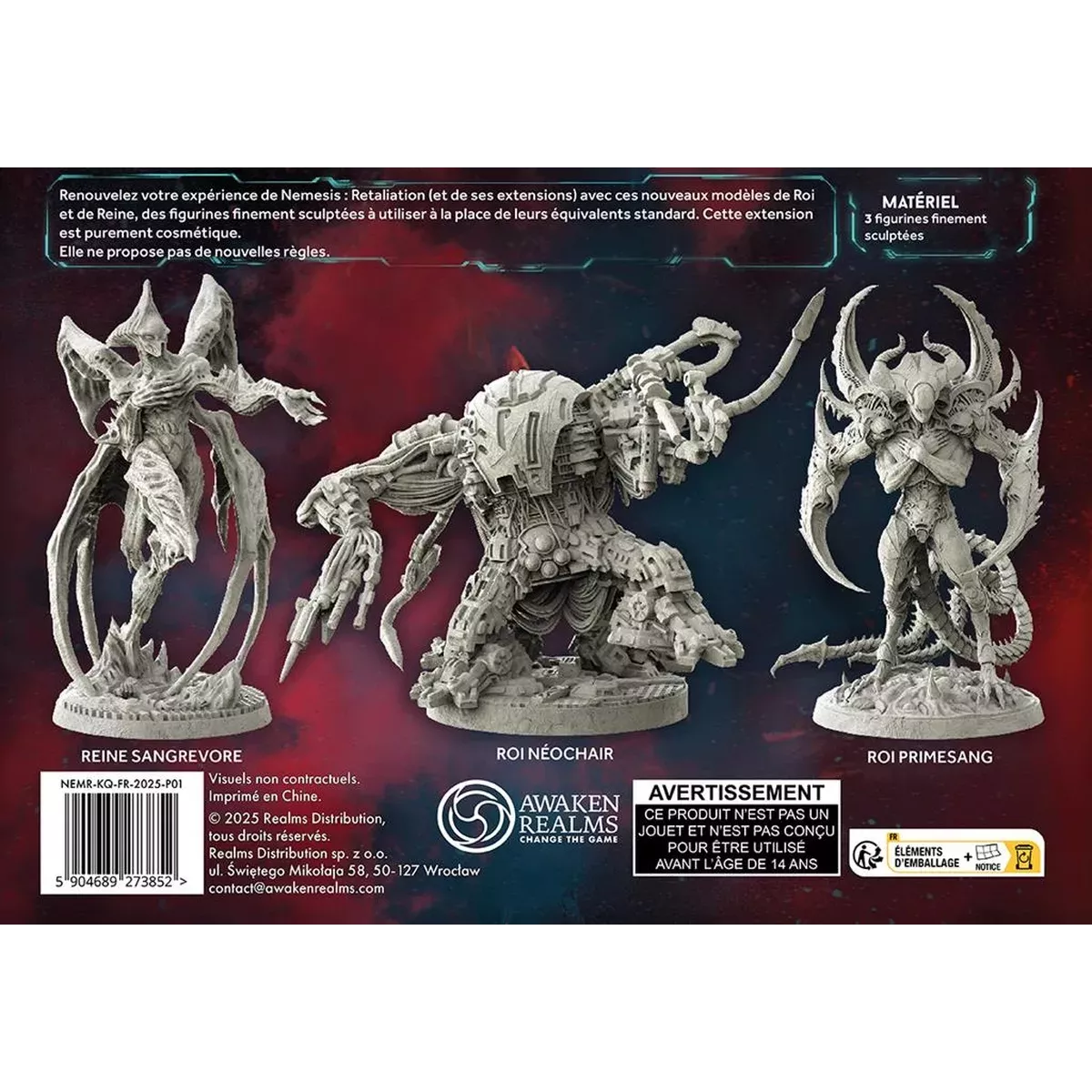 Nemesis : Retaliation - Nouveaux Modèles Roi & Reine - Extension