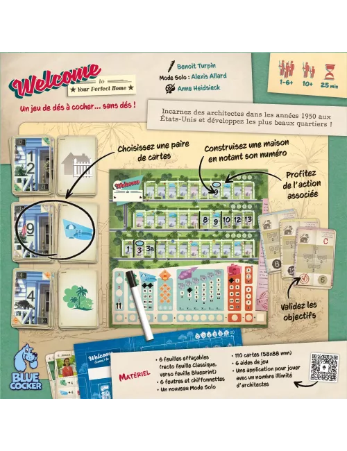 Welcome - Nouvelle version dos boîte