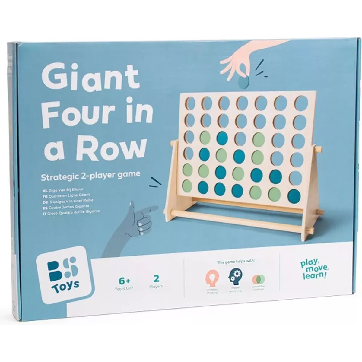 Puissance 4 Géant - Giant Four in a Row - BS Toys