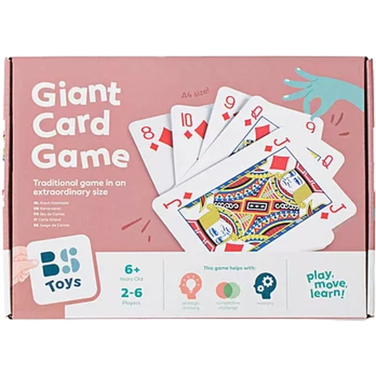 Jeu de Cartes Géant - BS Toys