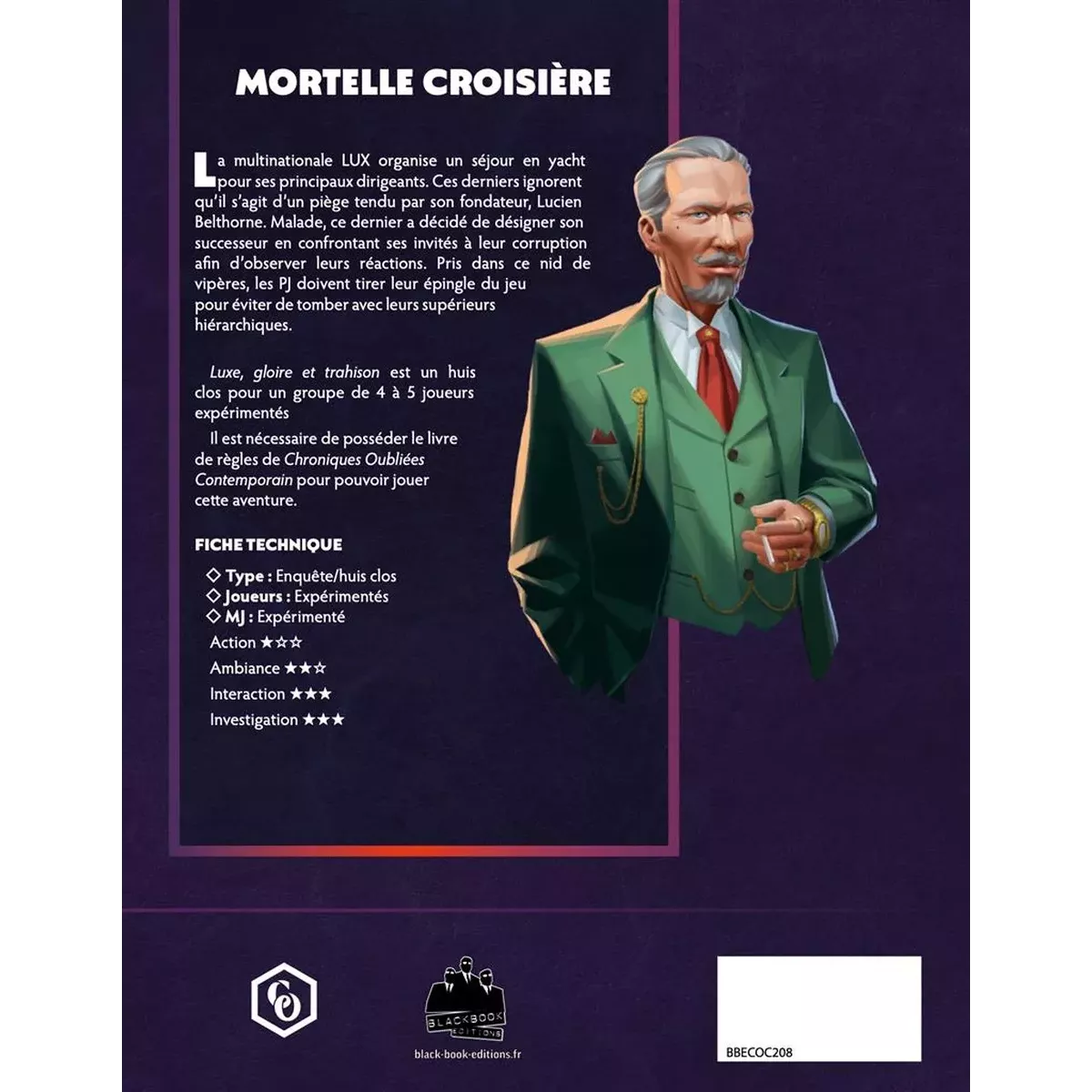 Chroniques Oubliées Contemporain 2ème Édition : Luxe, Gloire et Trahison