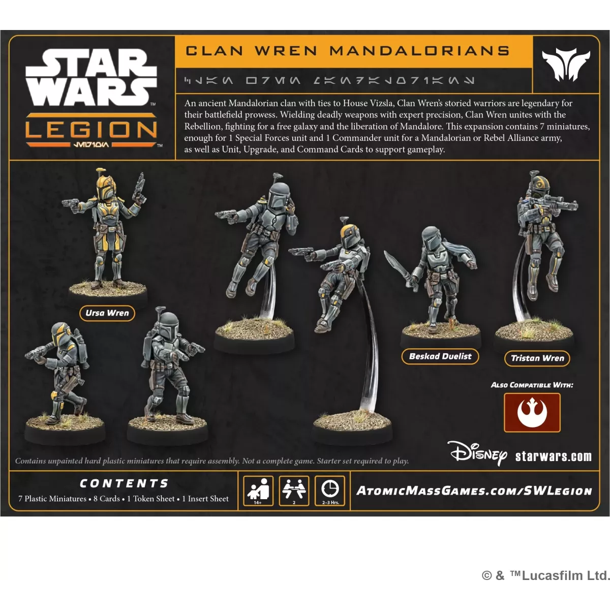 Star Wars : Légion - Clan Wren Mandalorians - Extension d'Unité