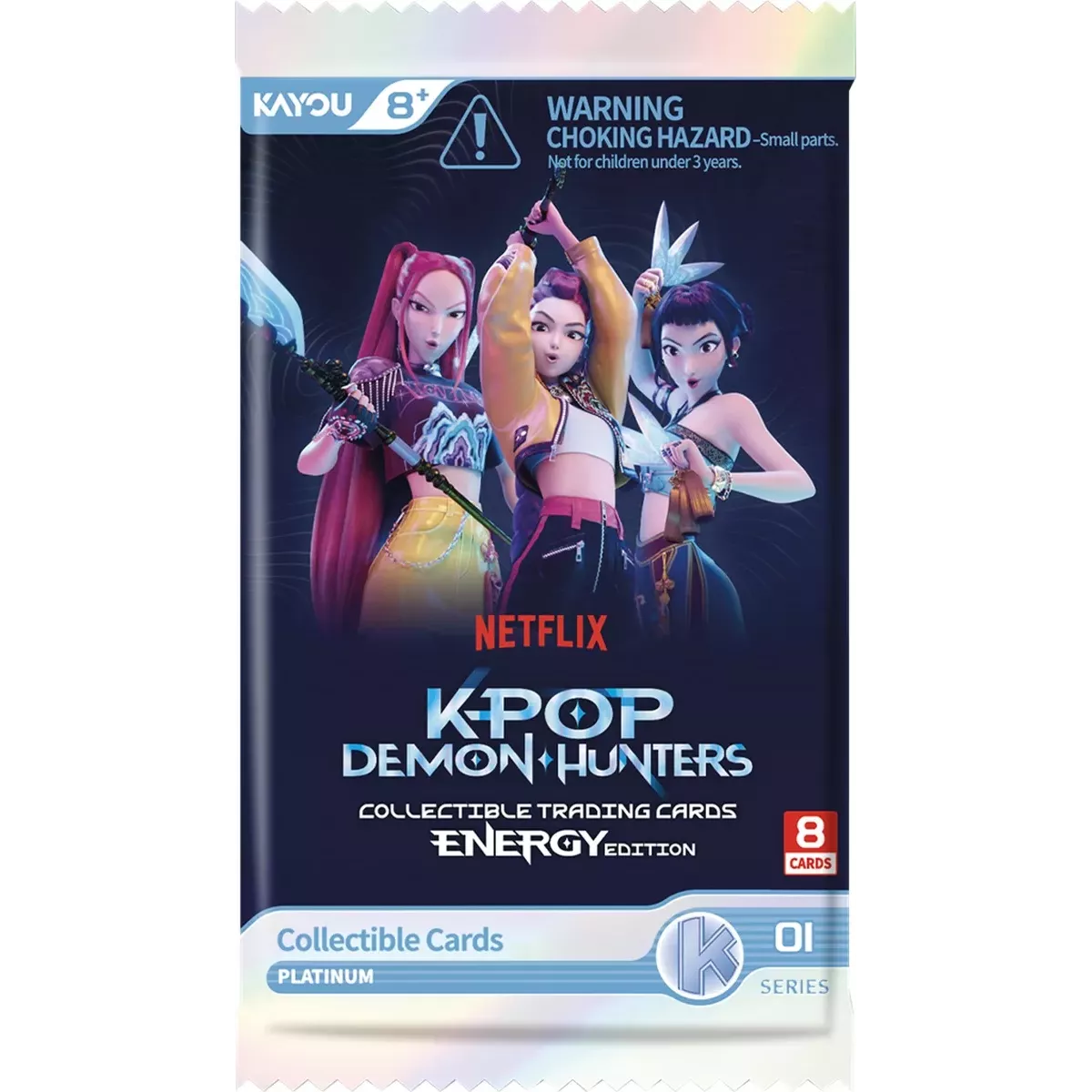 Boîte De 12 Boosters K-Pop Demon Hunters – Édition Énergie 001 Série 1-A – Cartes à Collectionner – Dès 3+