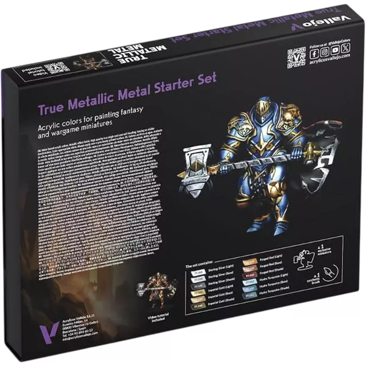 True Metallic Metal : Starter Set - Peinture