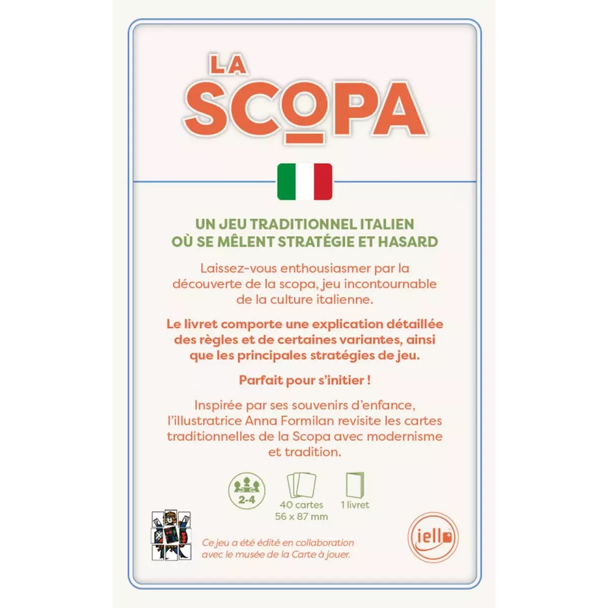 Scopa : Anna Formilan - Cartes Traditionnelles Iello