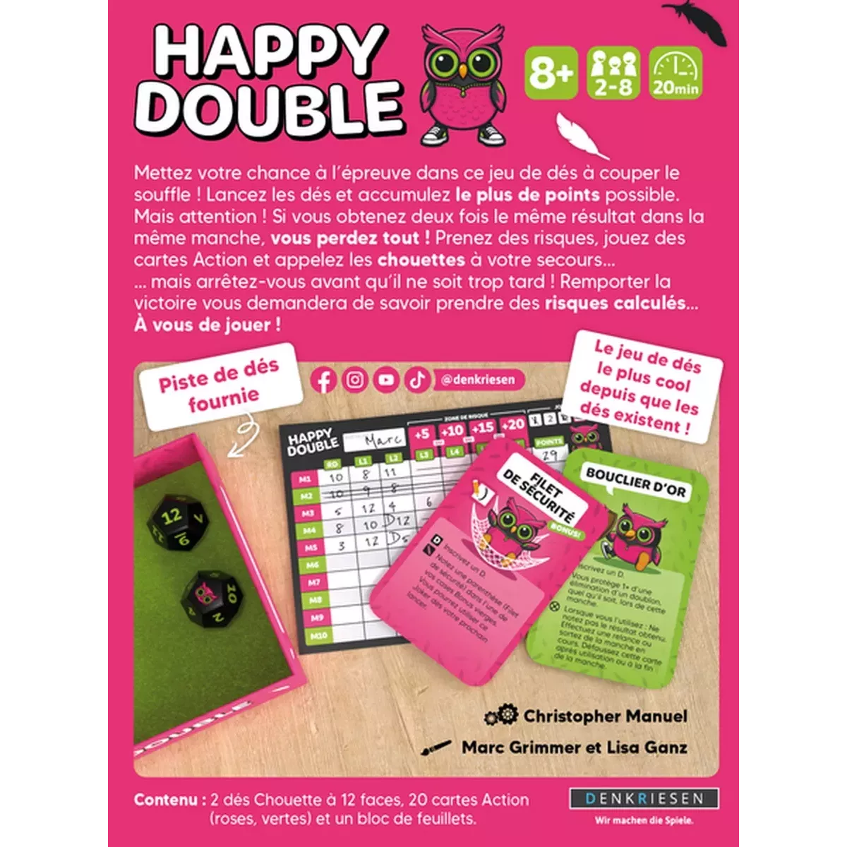 Happy Double - Jeu de société - Gigamic - Ludum.fr