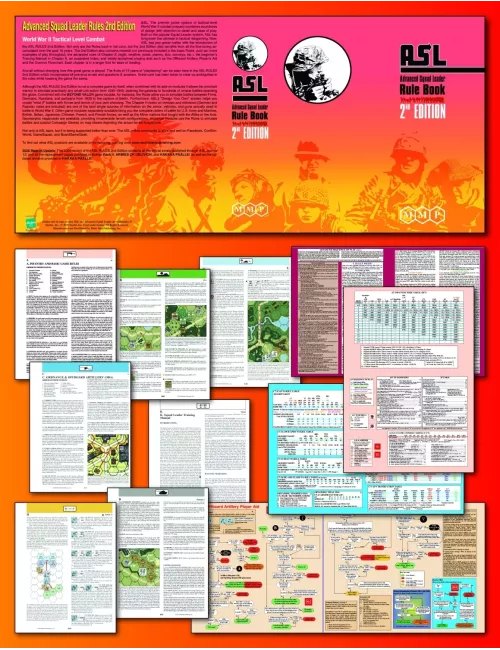 Advanced Squad Leader Rulebook 2nd. Edition - Version Anglaise