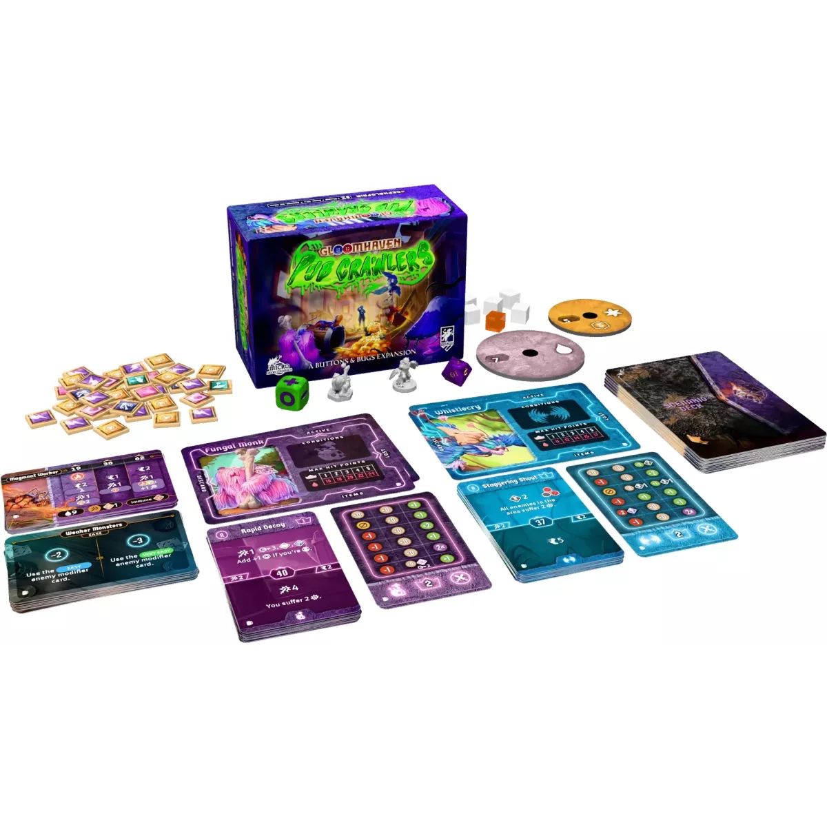Gloomhaven Buttons & Bugs : Pub Crawlers - Extension - Version Anglaise