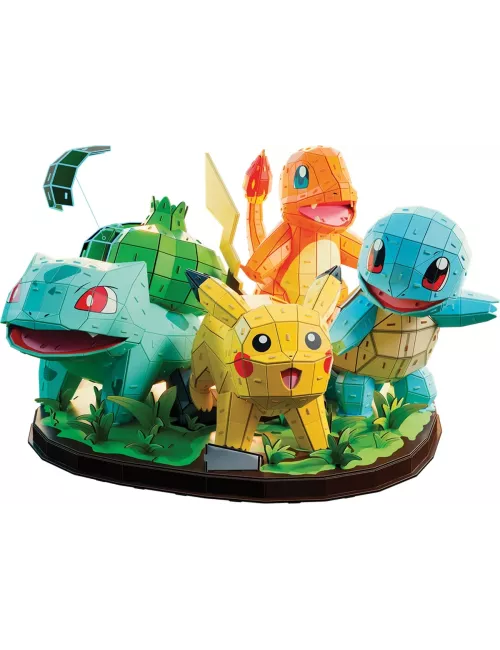 Puzzle 4D Build - Pokémon : Diorama Région Kanto - 716 pièces