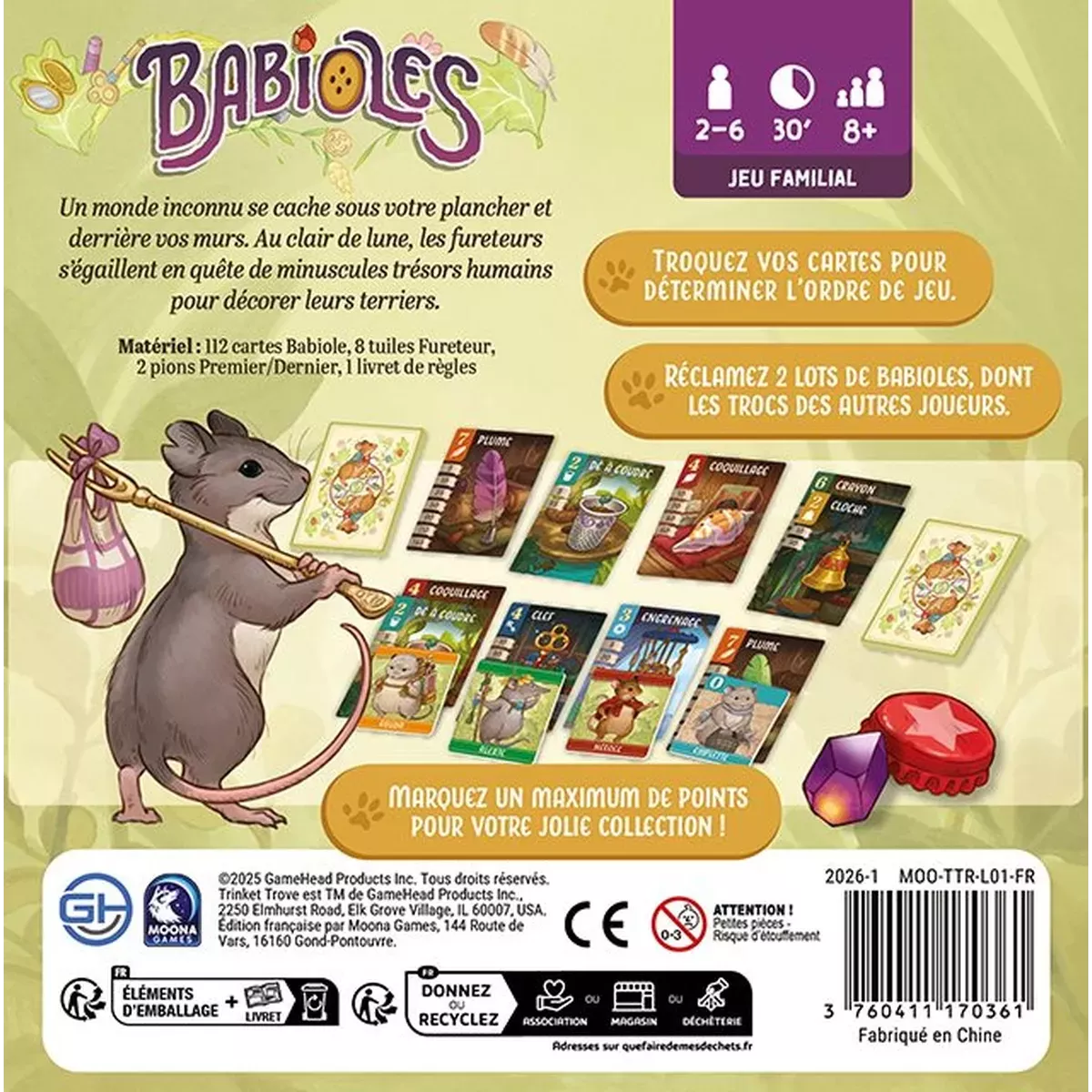 Babioles - Jeu de société - Ludum.fr