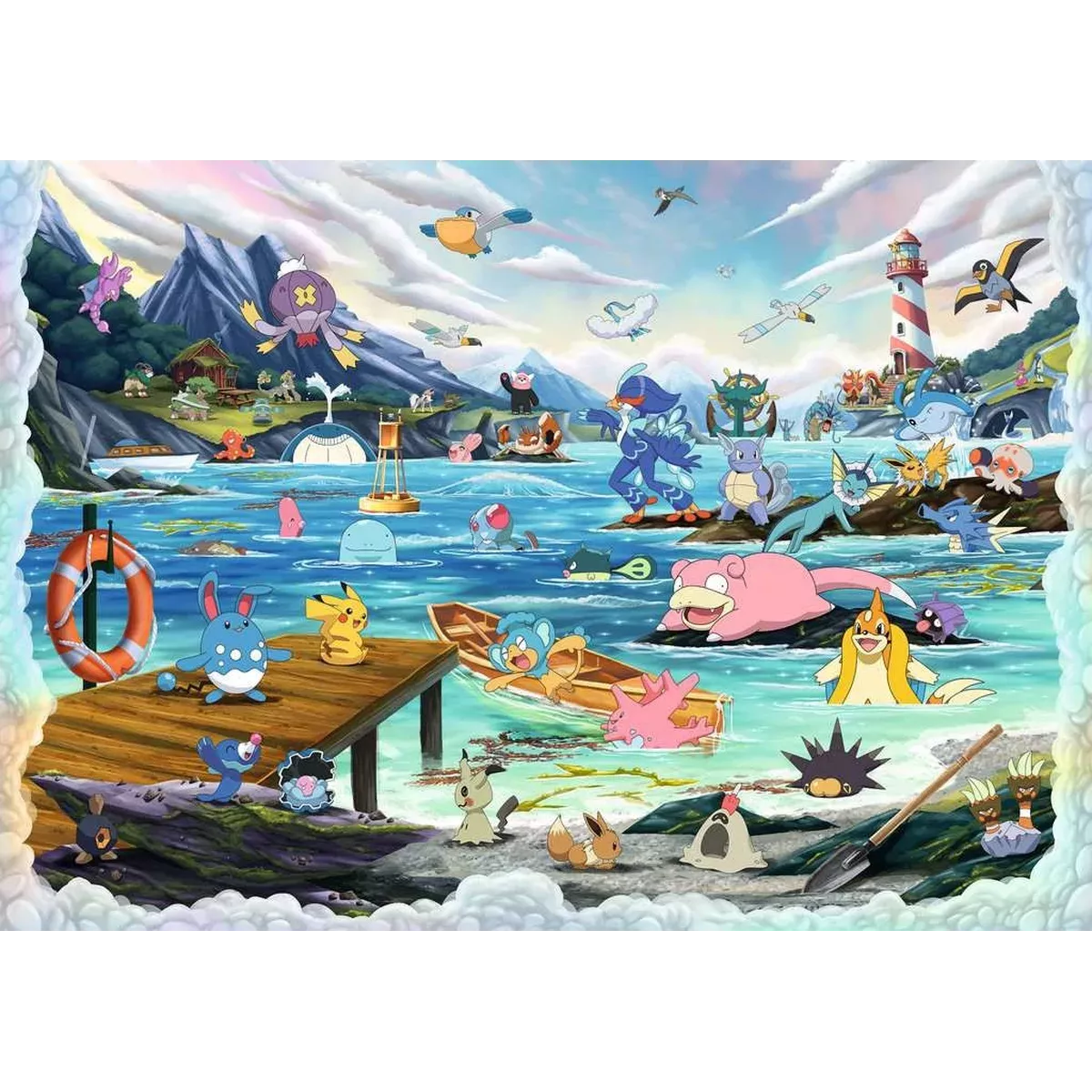 Puzzle Pokémon : La grande aventure - 40000 pièces - Ravensburger - Ludum.fr
