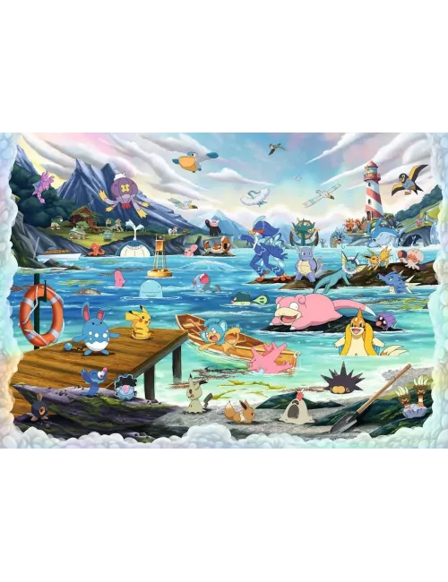 Puzzle Pokémon : La grande aventure - 40000 pièces - Ravensburger - Ludum.fr