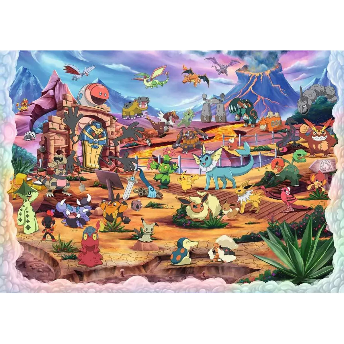 Puzzle Pokémon : La grande aventure - 40000 pièces - Ravensburger - Ludum.fr