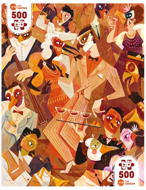 Puzzle Universe Jazz Masks - 500 pièces