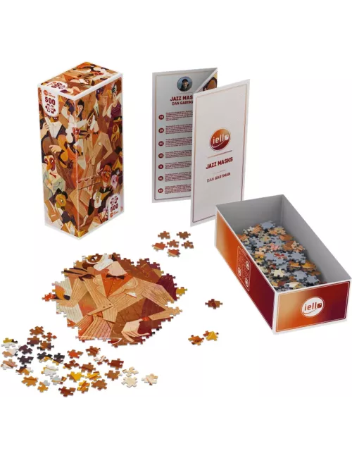 Puzzle Universe Jazz Masks - 500 pièces