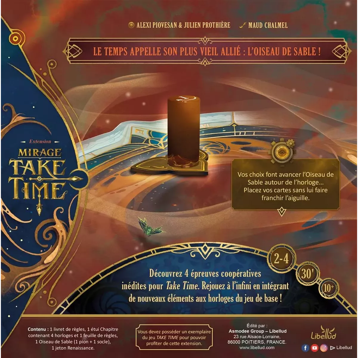 Take Time : Mirage - Extension dos de boite