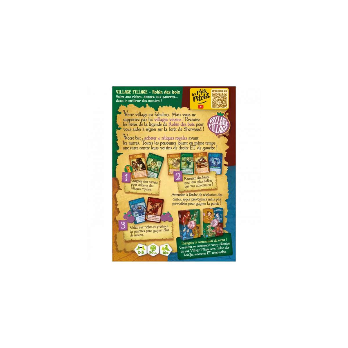 Village Pillage 3 - Robin des Bois - Jeu de société - Origames - Ludum.fr