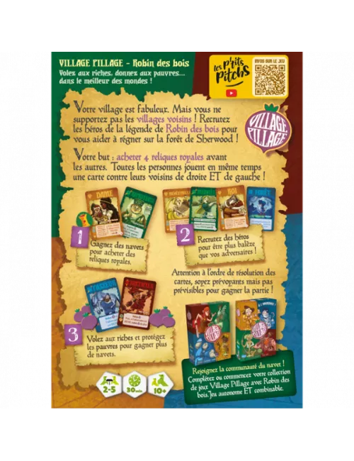 Village Pillage 3 - Robin des Bois - Jeu de société - Origames - Ludum.fr