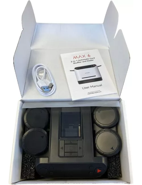 Mélangeur et Distributeur de Cartes Automatique Rechargeable - Wilson Jeux