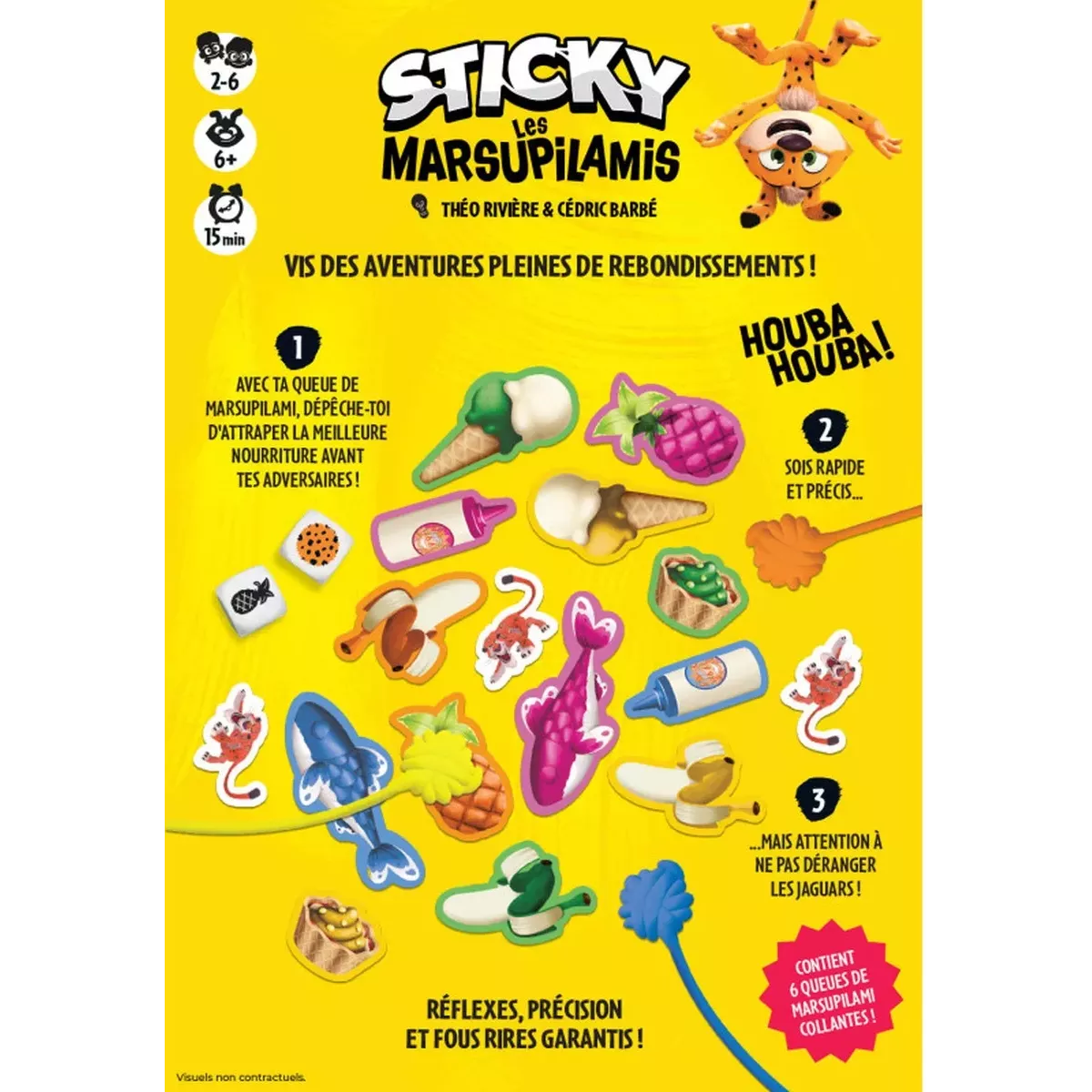 Sticky Les Marsupilamis dos de boite