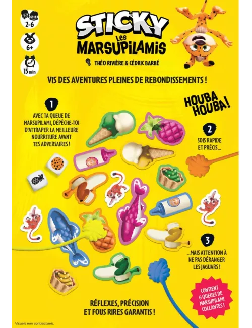 Sticky Les Marsupilamis dos de boite