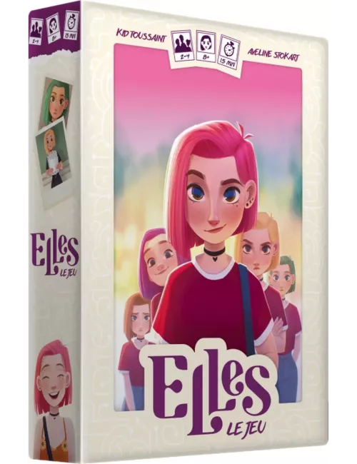 Elles - Le Jeu de Cartes boite de jeu
